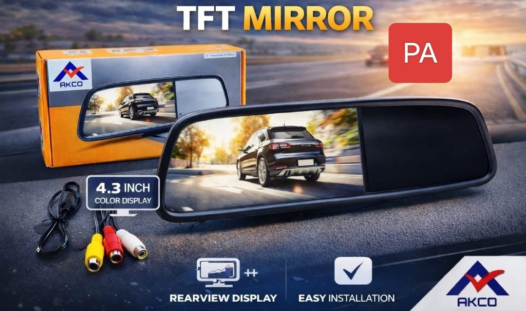 4.3" TFT Rear View Mirror Display, image 1