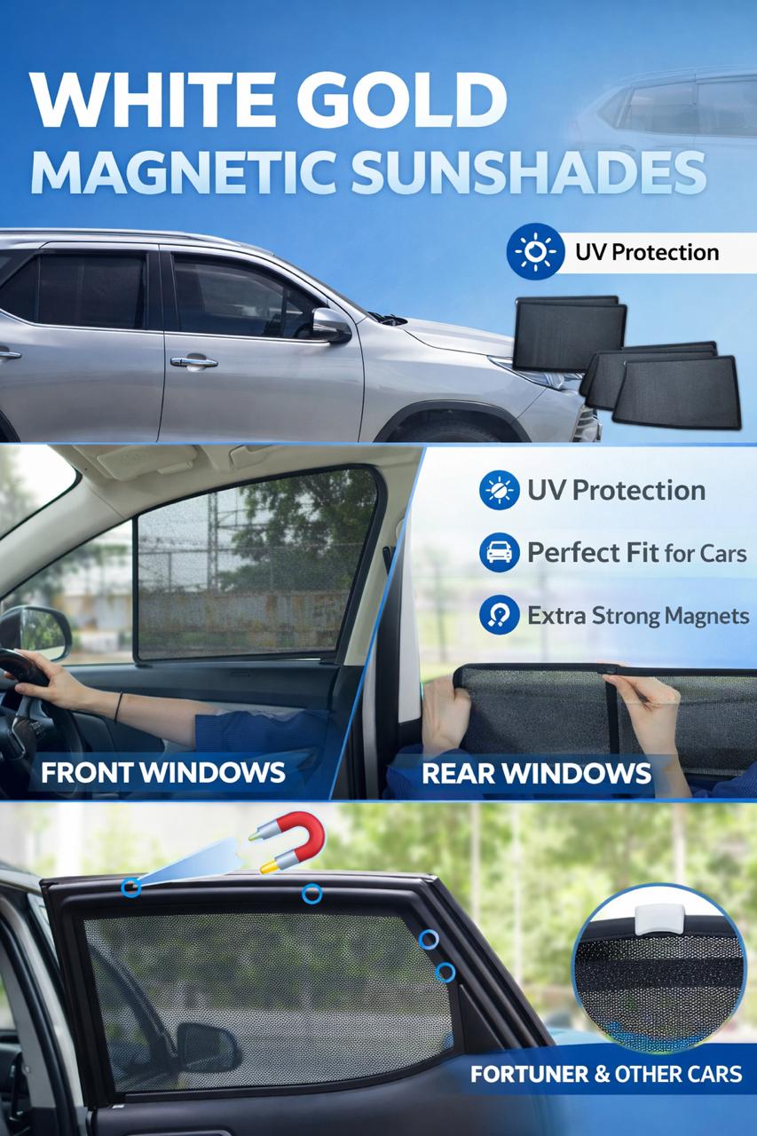 Universal Magnetic Car Sunshades, image 1